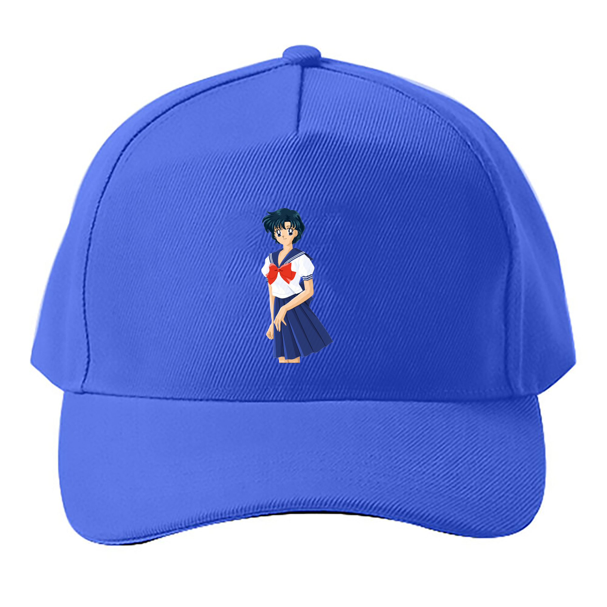 （画像用） 美少女戦士セーラームーン 水野 亜美 みずの あみ Sailor Moon Mizuno Ami ベースボールキャップ 綿100％ 男女兼用 帽子 スポーツ